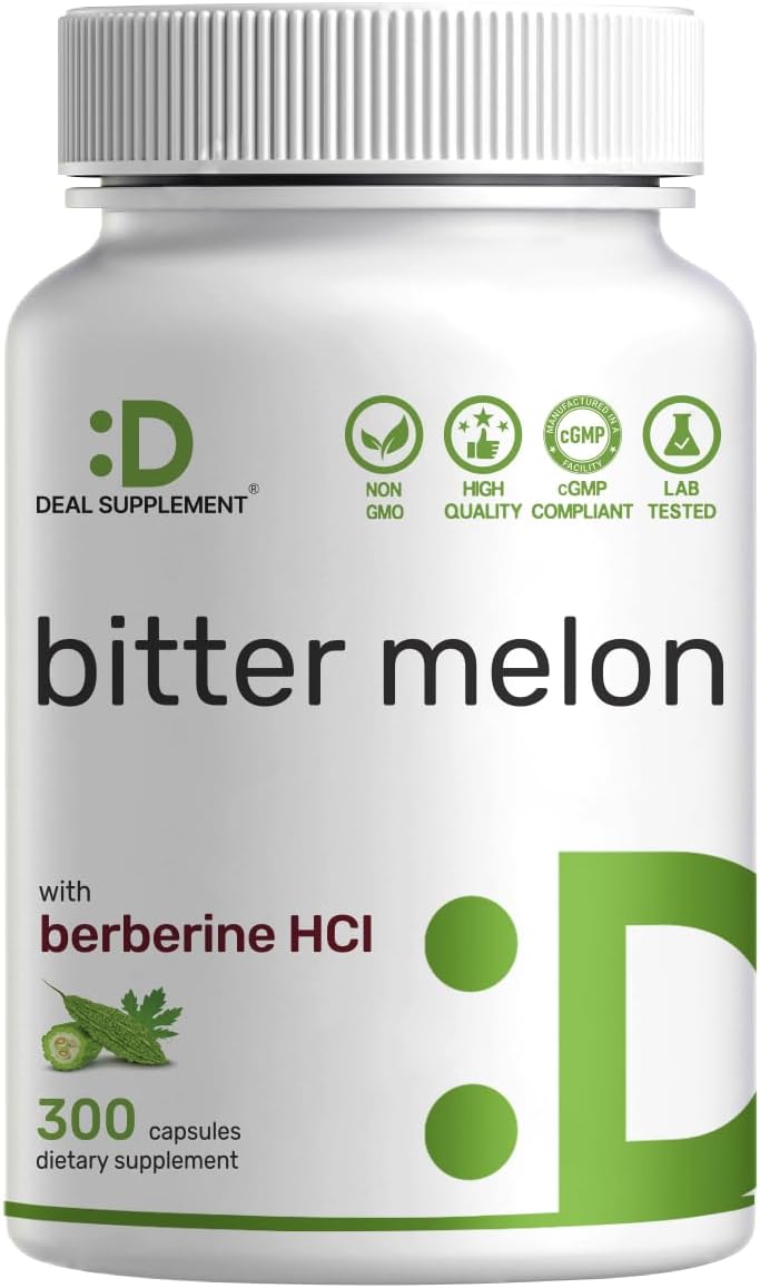 Detalle de DEAL Supplement Bitter Melon Capsules, 300 Count