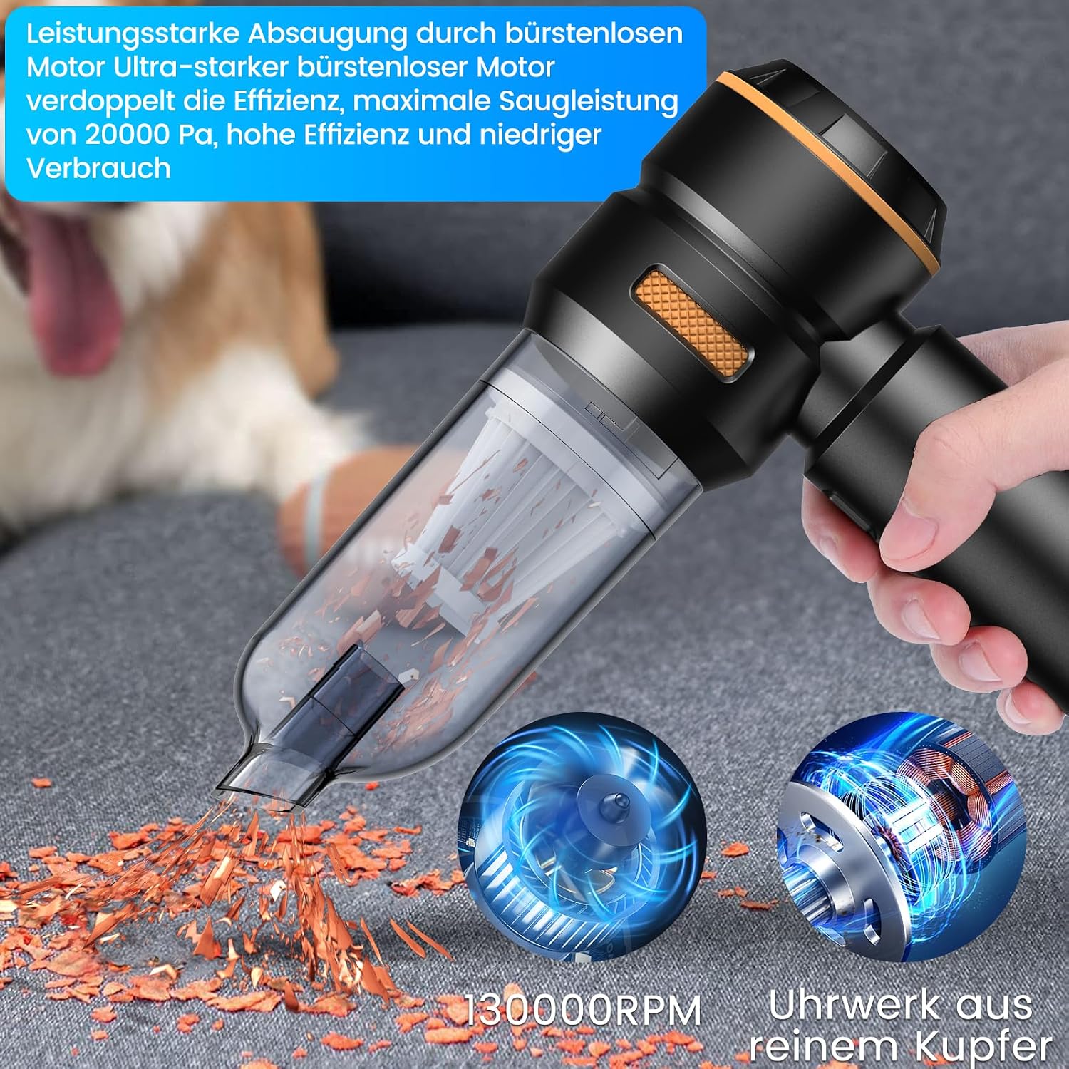 Thumbnail 5 de Aspirabriciole 20000PA Mini cordless