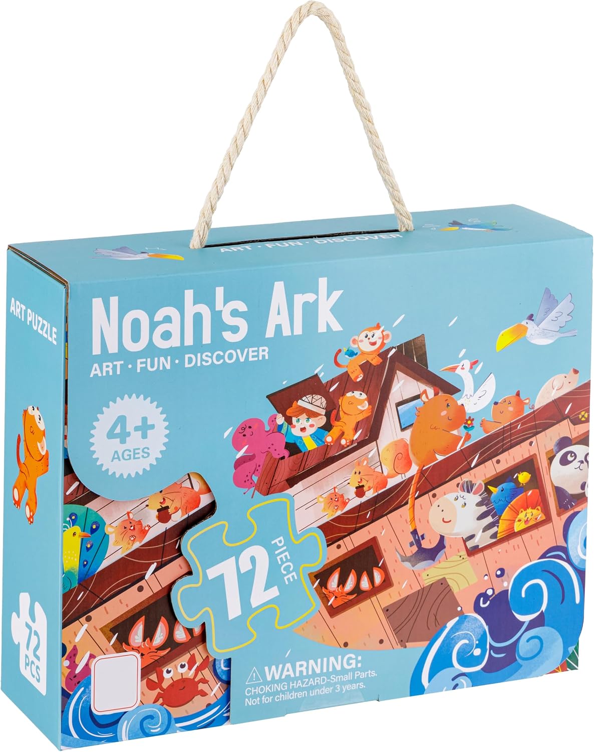 Detalle de Baroni Toys Puzzle Arca di Noè 72 pezzi