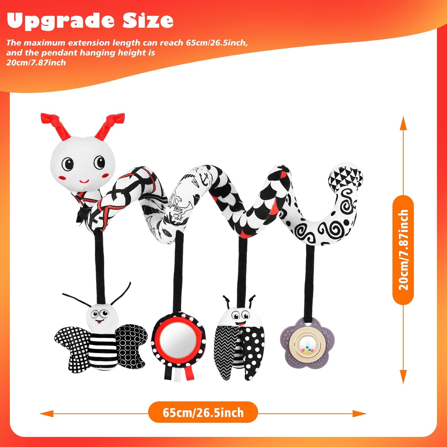 Thumbnail 6 de Zendstanding Kinderwagen Spielzeug Kontrast 0-6 Monate