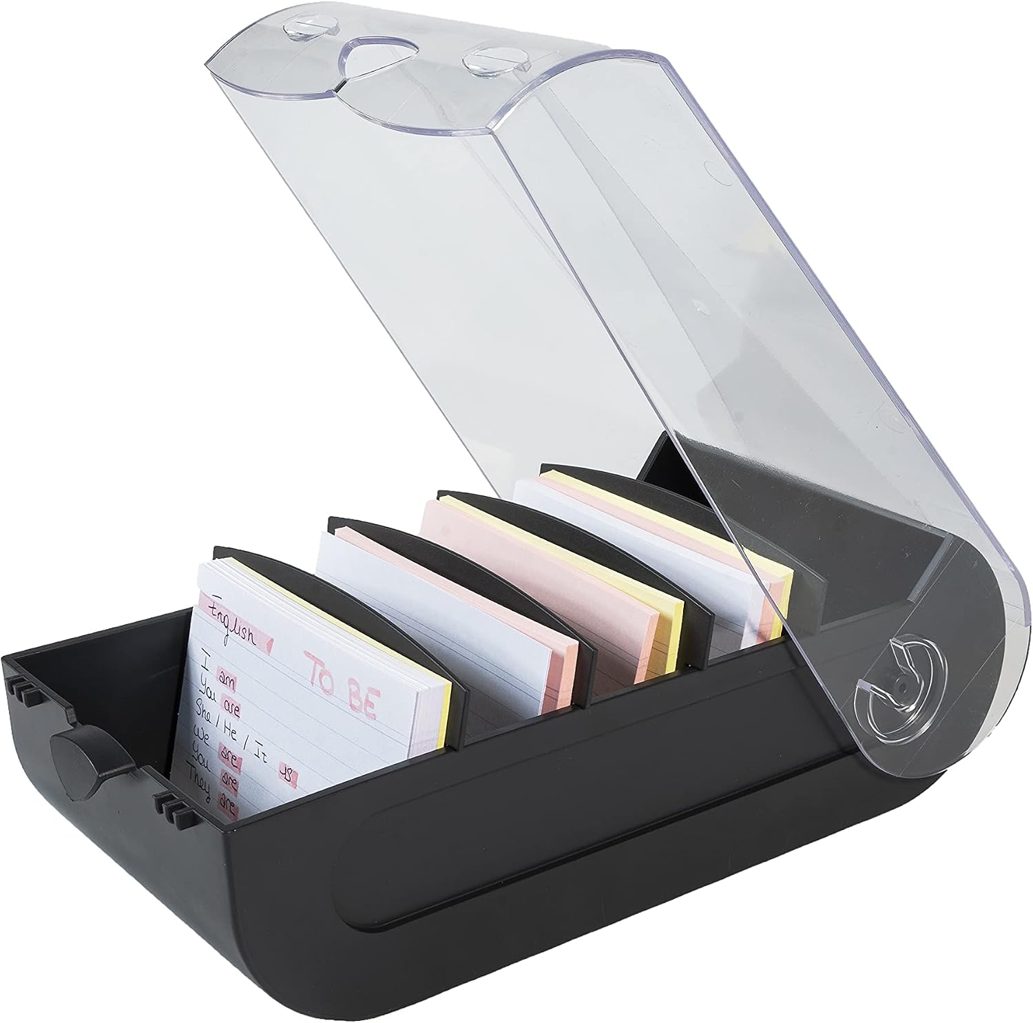 Thumbnail 6 de Exacompta BunnyBox A8 Learning Box (Réf. 5331423D) – 650 cartes A8, noir/cristal
