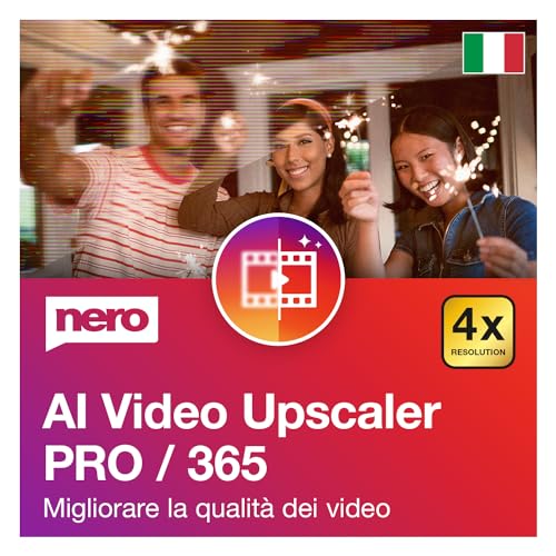 Nero AI Video Upscaler Pro 365: miglioramento video con AI fino a 4K per PC singolo