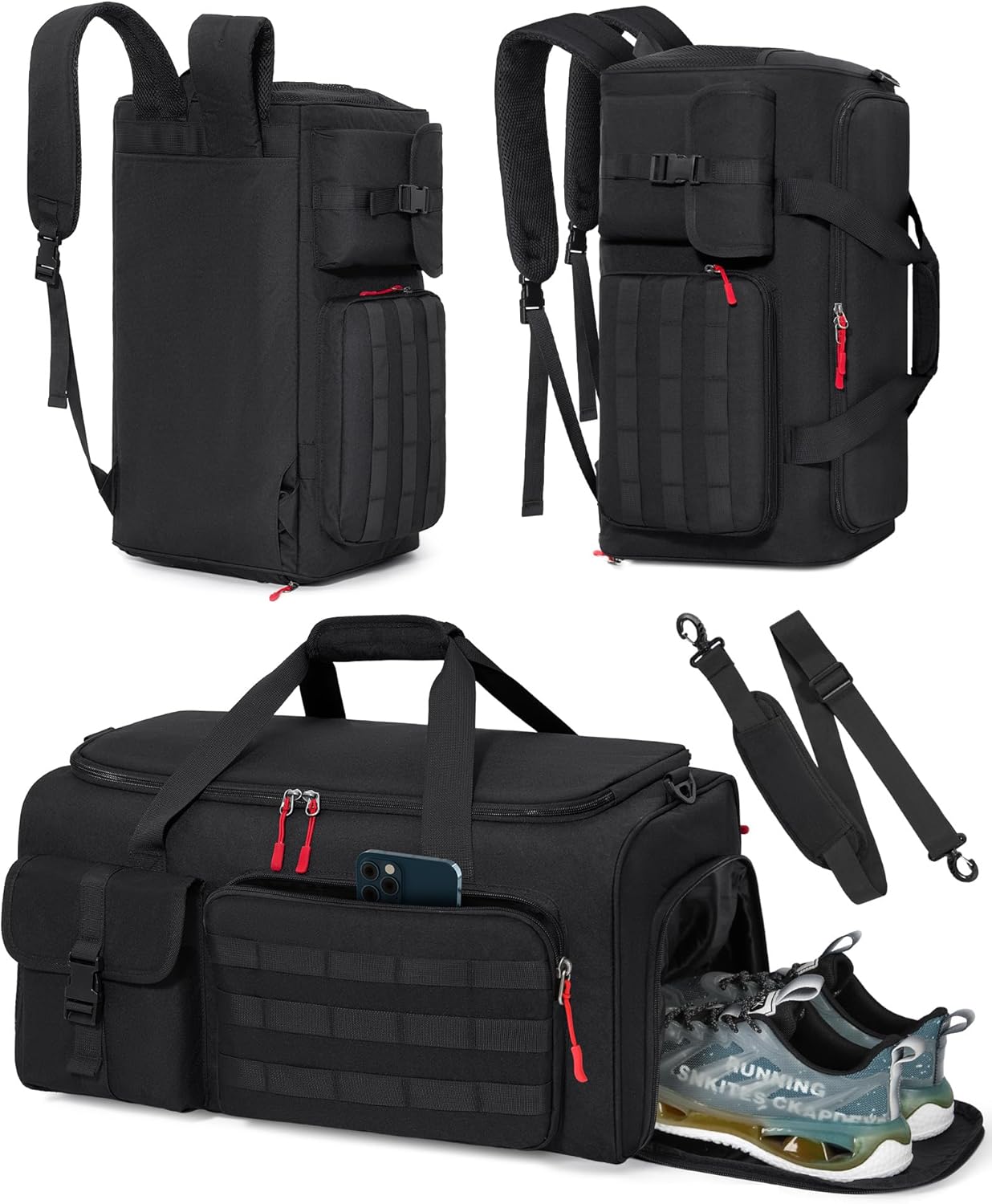 Detalle de RAINSMORE 3 IN 1 Sporttasche 45L