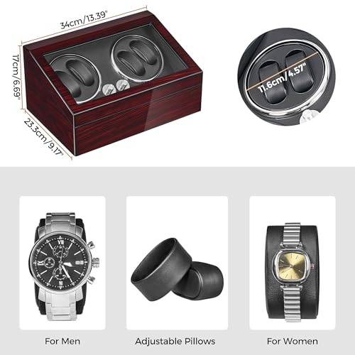 Detalle de ANWBROAD automatic watch winder, 4 slots
