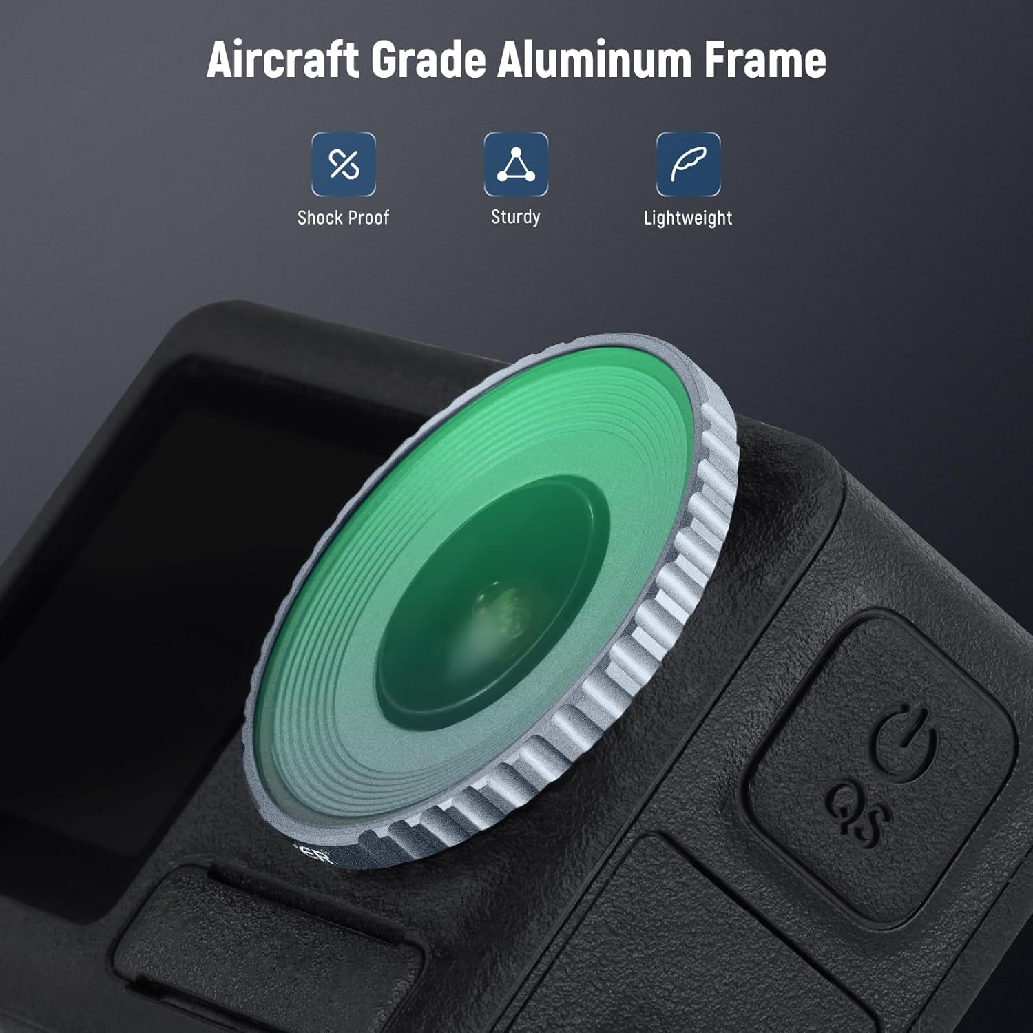 Thumbnail 5 de NEEWER Black Mist Diffusion 1/4 Filter (FL-N50) for DJI Osmo Action 5 Pro & 4