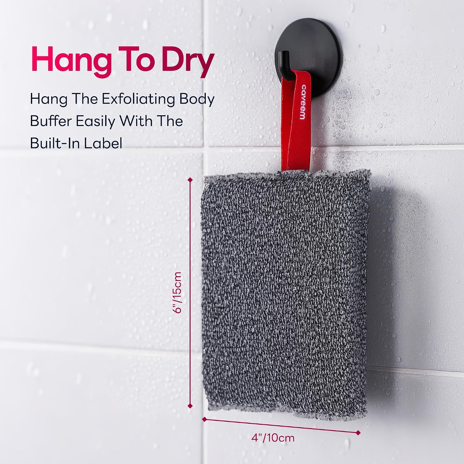 Thumbnail 6 de Caveem Exfoliating Body Scrubber 2-Pack