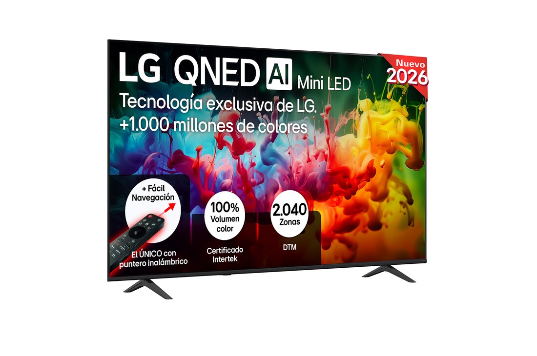Thumbnail 4 de LG QNED72 75 pulgadas: Smart TV MiniLED 4K 2026, ideal para cine en casa