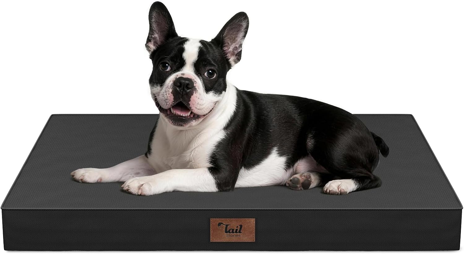 Detalle de Tail Stories TSUS250623BWMD Orthopedic Dog Bed, Waterproof 1680D Cover