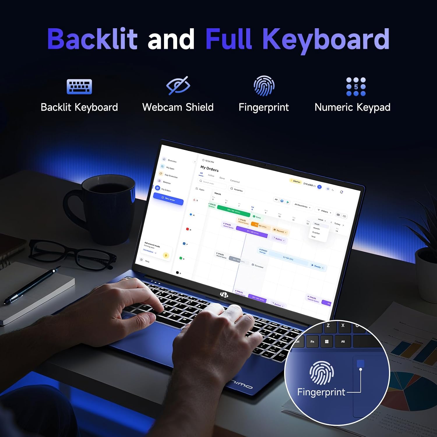 Detalle 2 de NIMO 17.3-Inch Laptop