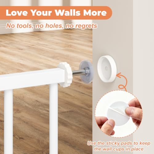 Thumbnail 5 de Cideny Baby Gate No Drilling: 29"–40" Indoor Dog Gate for Stairs & Doorways