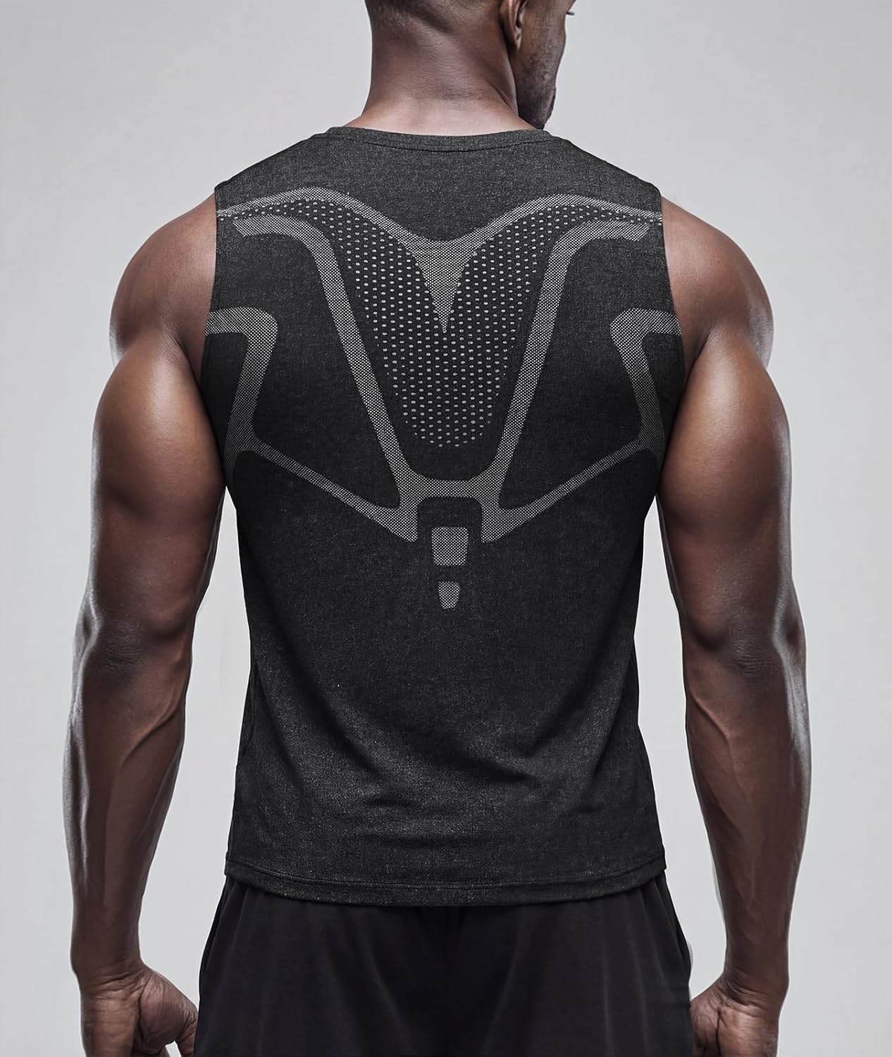 Detalle de JZCreater Men's Tank Top, Spandex Blend