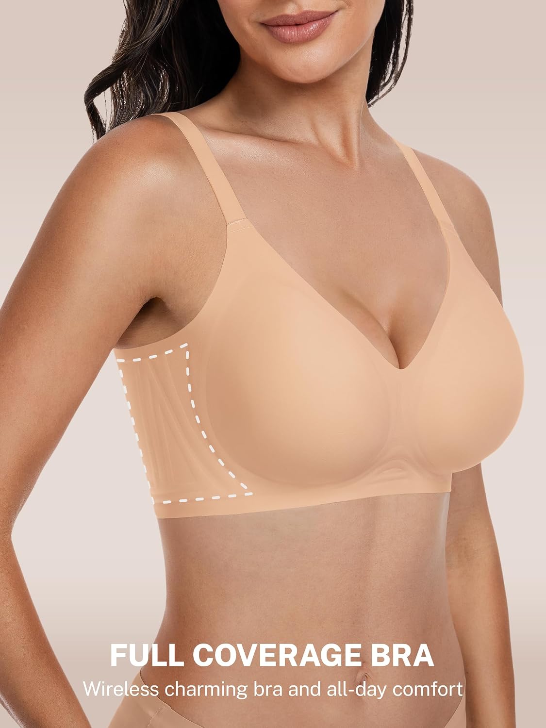 Thumbnail 3 de habibee Jelly Bra for Women – Seamless, Wireless, Full Coverage Comfort