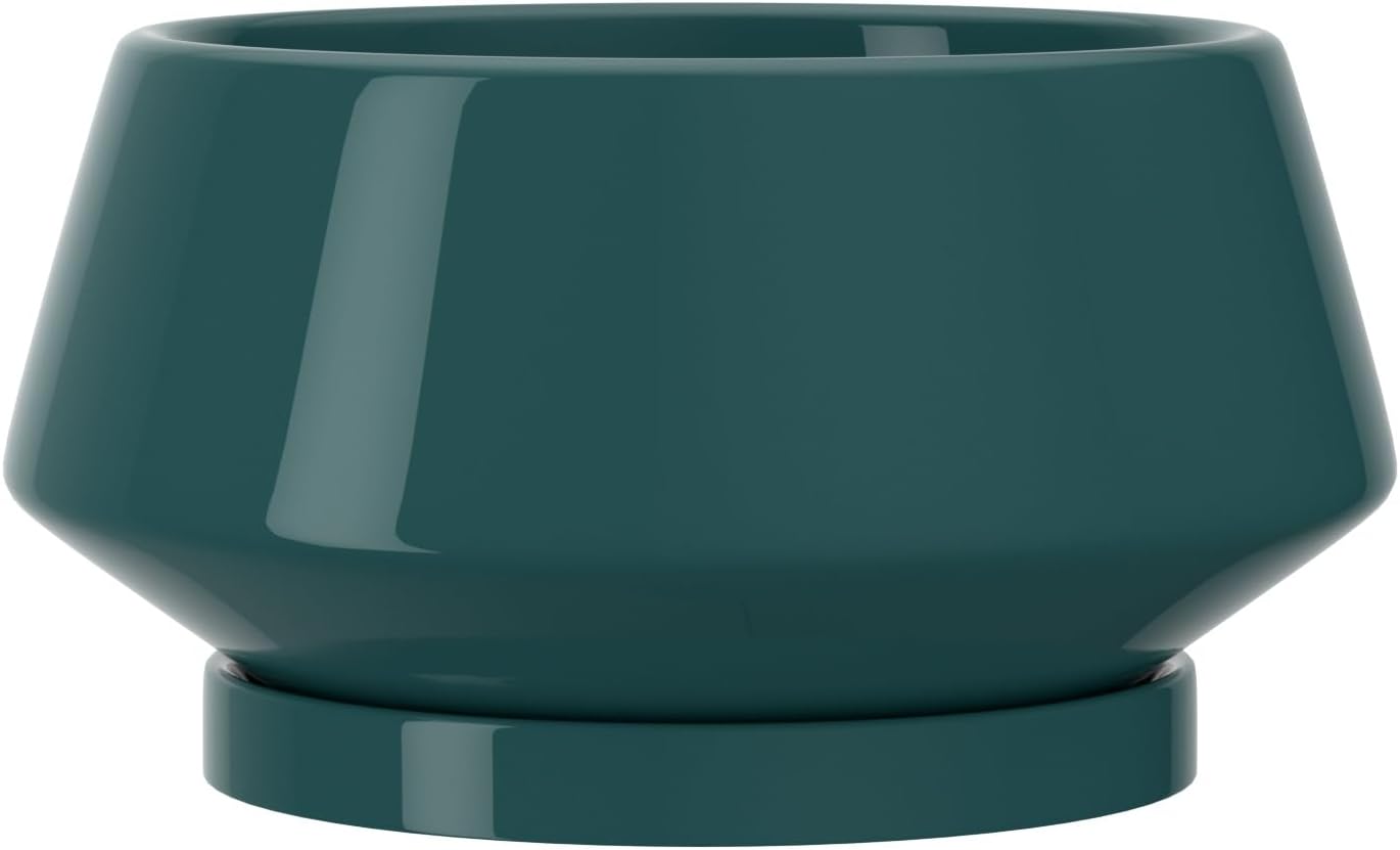 Detalle de XiHuaer Ceramic Planter, 8.3-Inch