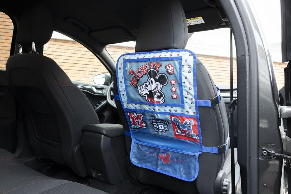 Thumbnail 3 de Tataway Disney Aufbewahrungsschoner für Kindersitze (Mickey Mouse) – Grau/Blau, 36 x 58 cm