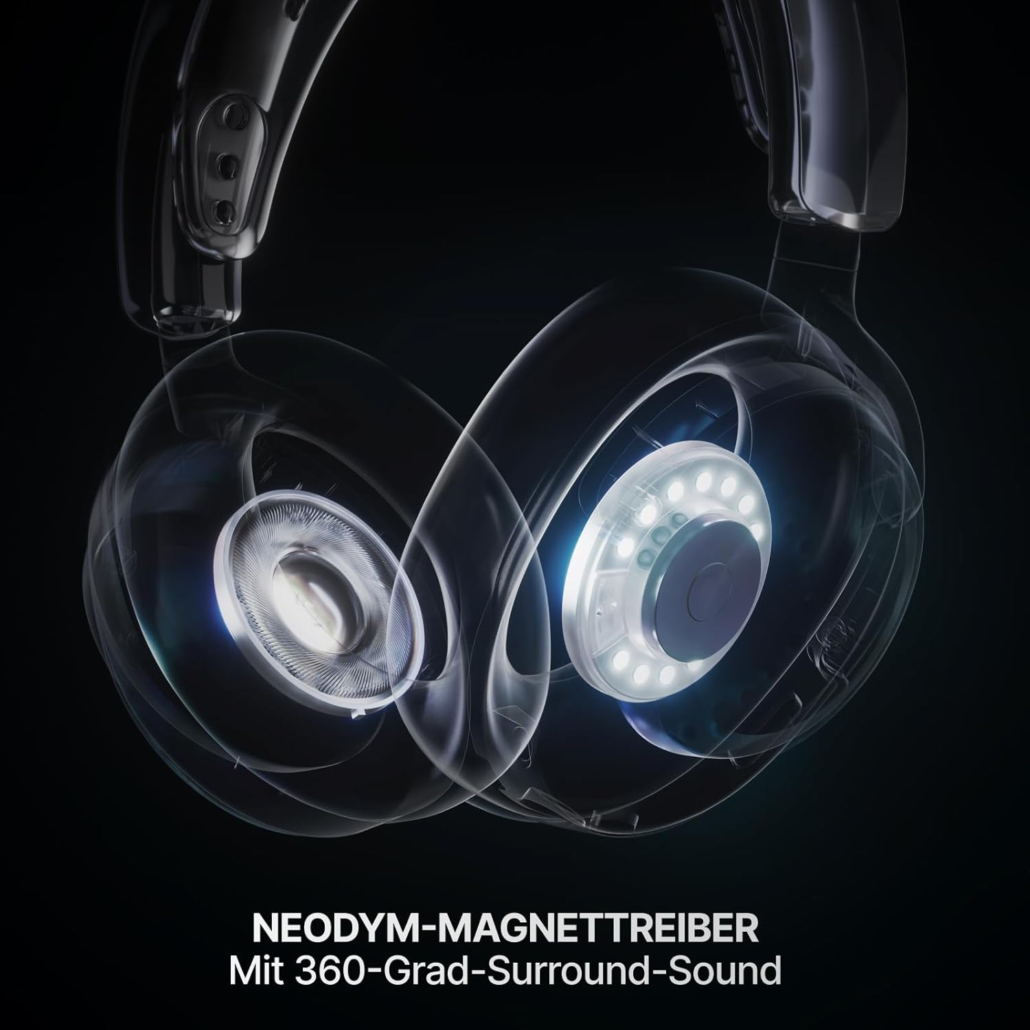 Thumbnail 5 de SteelSeries Arctis Nova 7 Wireless Gen 2 – Gaming-Headset kabellos für PC, PS5 & Switch mit 2,4 GHz + Bluetooth, App-Steuerung