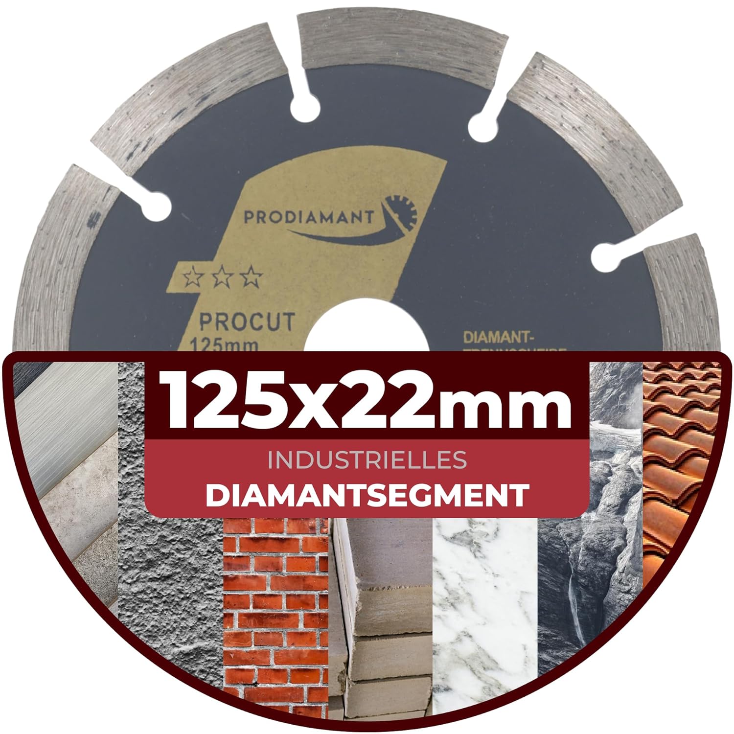 Detalle 2 de PRODIAMANT Premium Diamanttrennscheibe 125 mm