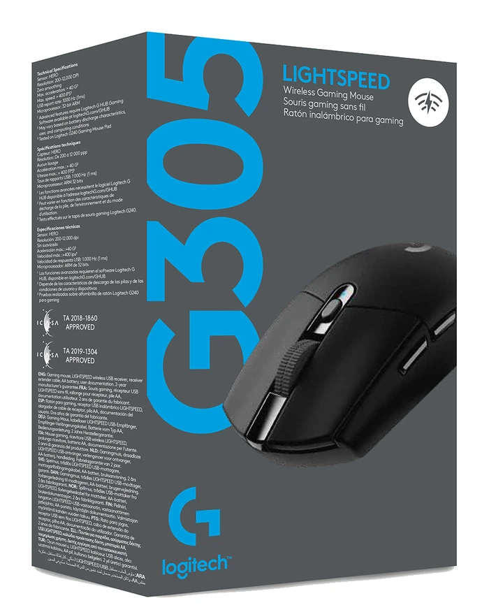Thumbnail 11 de Logitech G305 Lightspeed kabellose Gaming-Maus – präzise Sensorik, schnelle Reaktionsfähigkeit und lange Akku-Laufzeit