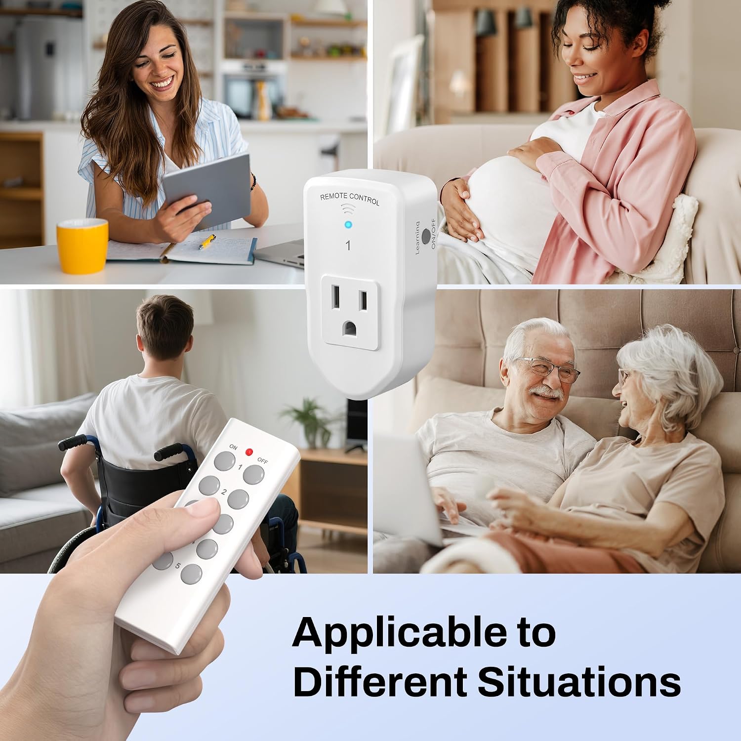 Thumbnail 4 de BN-LINK ES1513-5-2 Wireless Remote Outlet Kit, 5 Outlets, 2 Remotes