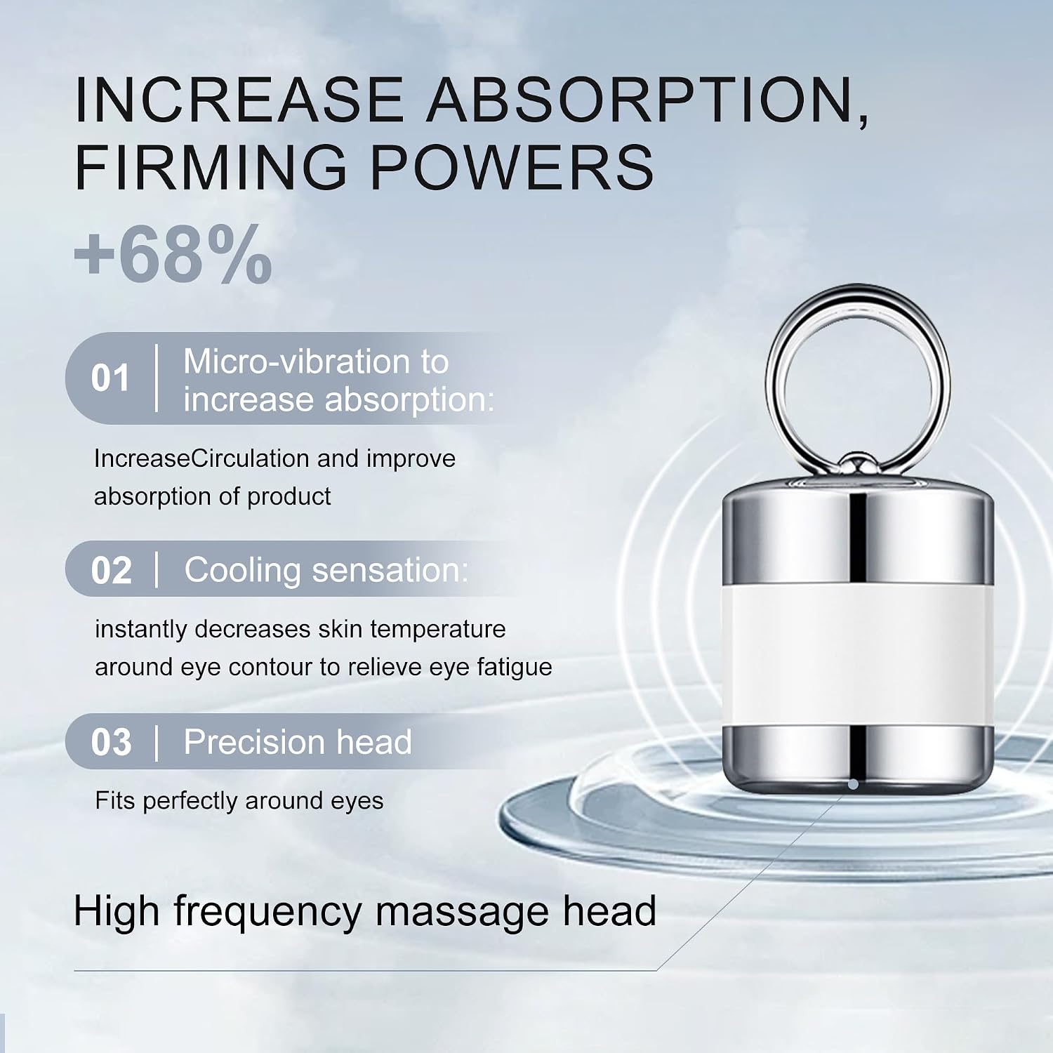Detalle 2 de Ycz Augencreme Electric Massage gegen Augenringe