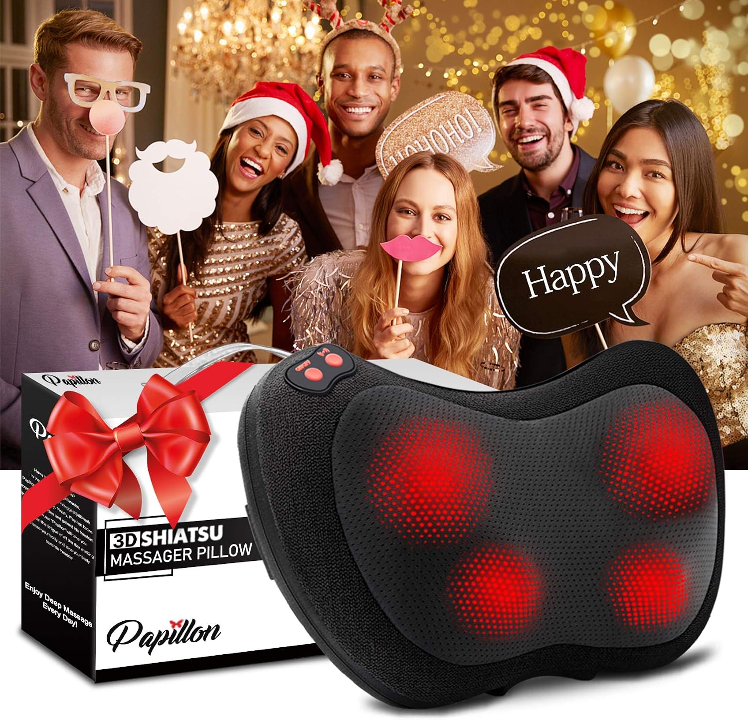 Thumbnail 6 de Papillon Back Massager Shiatsu Neck Pain Relief