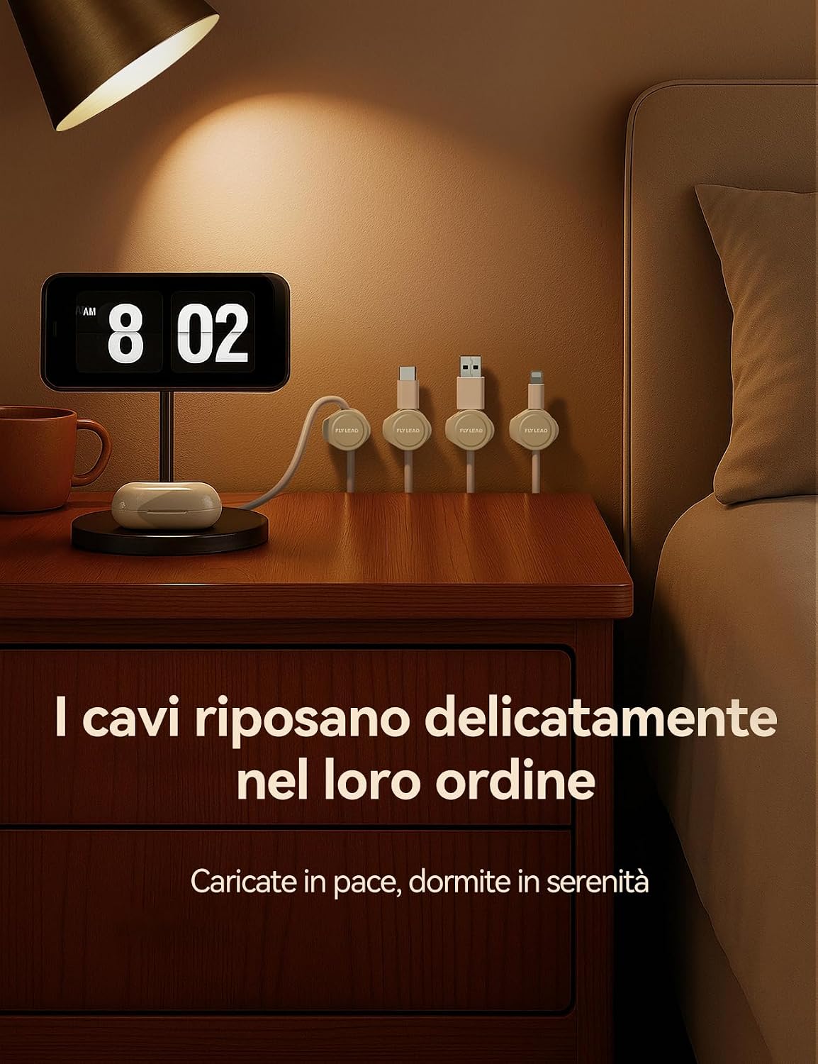 Thumbnail 6 de FLYLEAD 8 Pezzi Organizzatore Cavi in Silicone