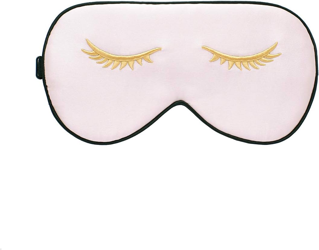 Detalle de Schlafmaske mit verstellbarem Band Rosa 😴