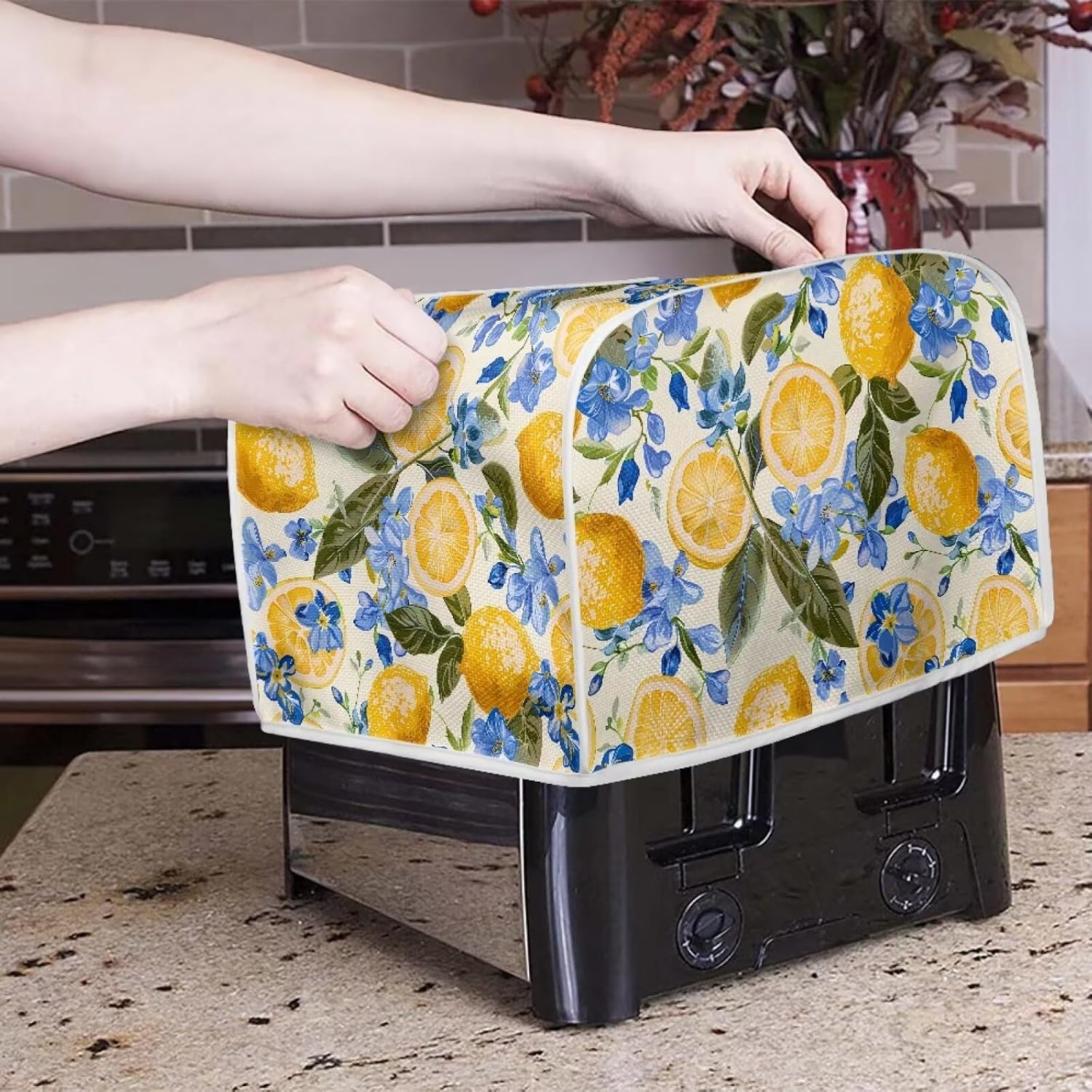 Thumbnail 3 de STUOARTE Lemon Flower Toaster Cover