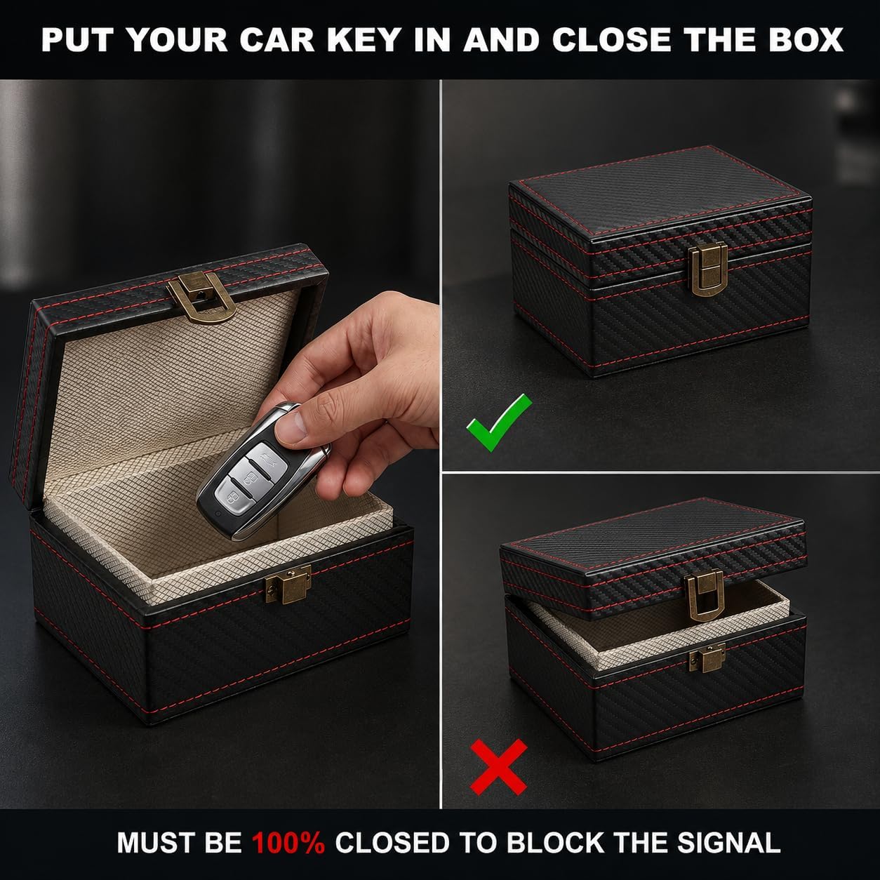 Thumbnail 4 de Diyife Faraday Box for Car Keys: Small Premium Carbon Fibre Signal Blocker