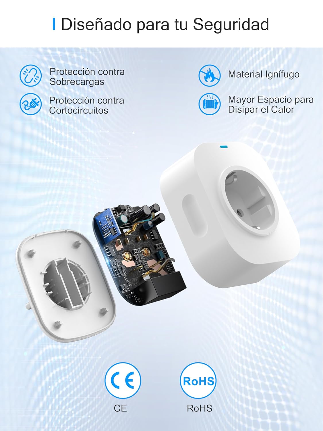 Thumbnail 6 de EIGHTREE Enchufe inteligente WiFi con monitor de energía