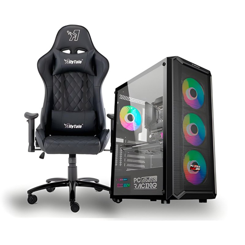 Detalle de PC Racing Top Gaming Intel Core i7-12700F 32GB y RTX 4060