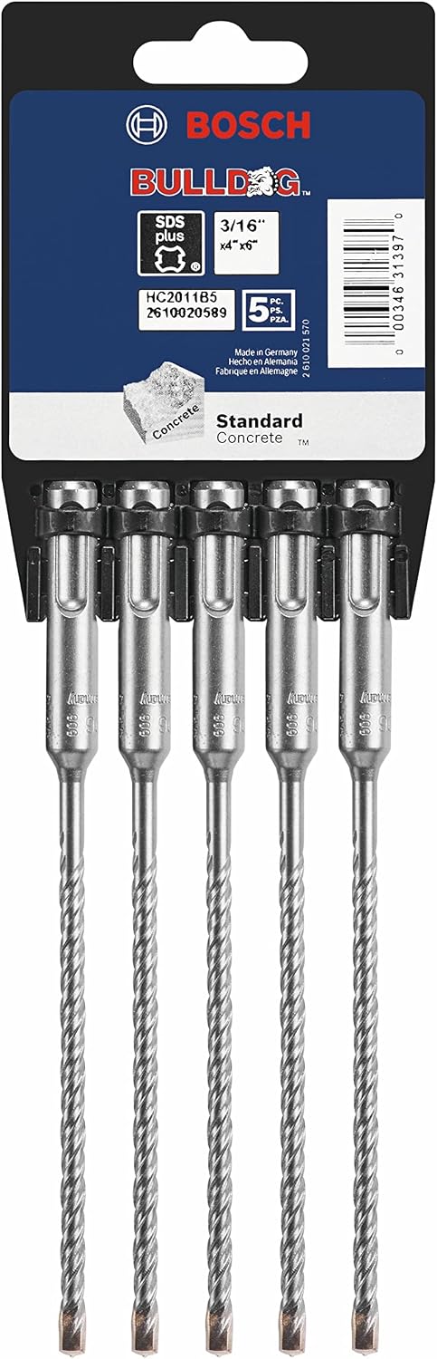 Thumbnail 3 de Bosch SDS-Plus carbide-tipped bit, 3/16-inch