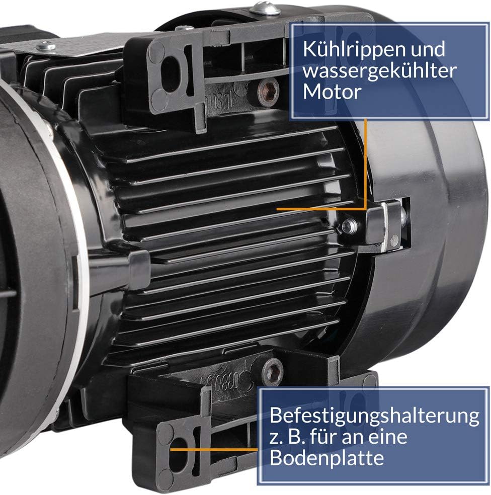 Detalle de MONZANA® Filterpumpe 10.200 l/h – Poolpumpe mit Sandfilter (8,5 m Förderhöhe)