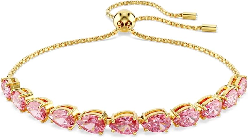 Detalle de Swarovski Pulsera Matrix talla pera rosa 💍