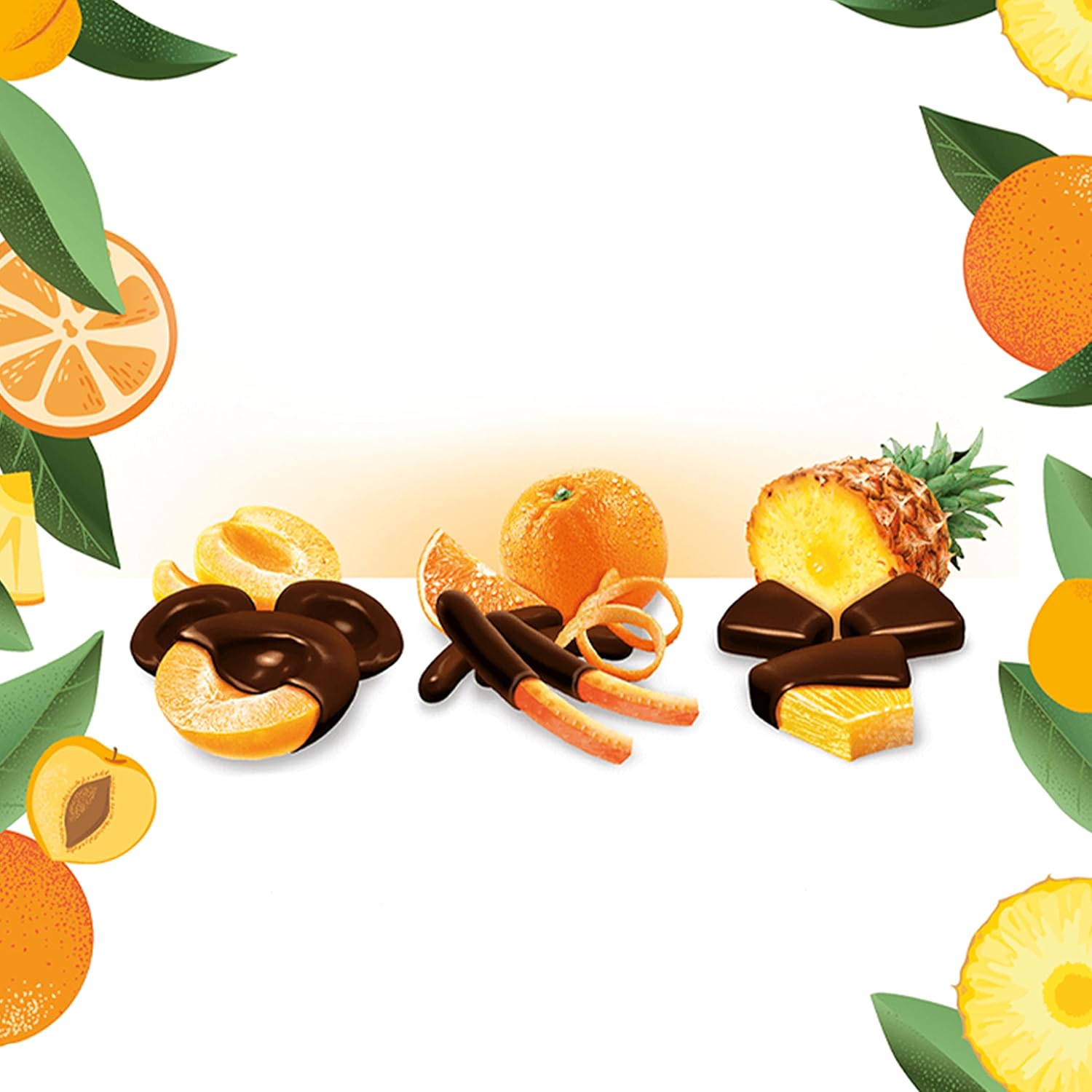 Thumbnail 3 de Lindt Choco Fruits Abricot Orange Ananas 180g 🍫