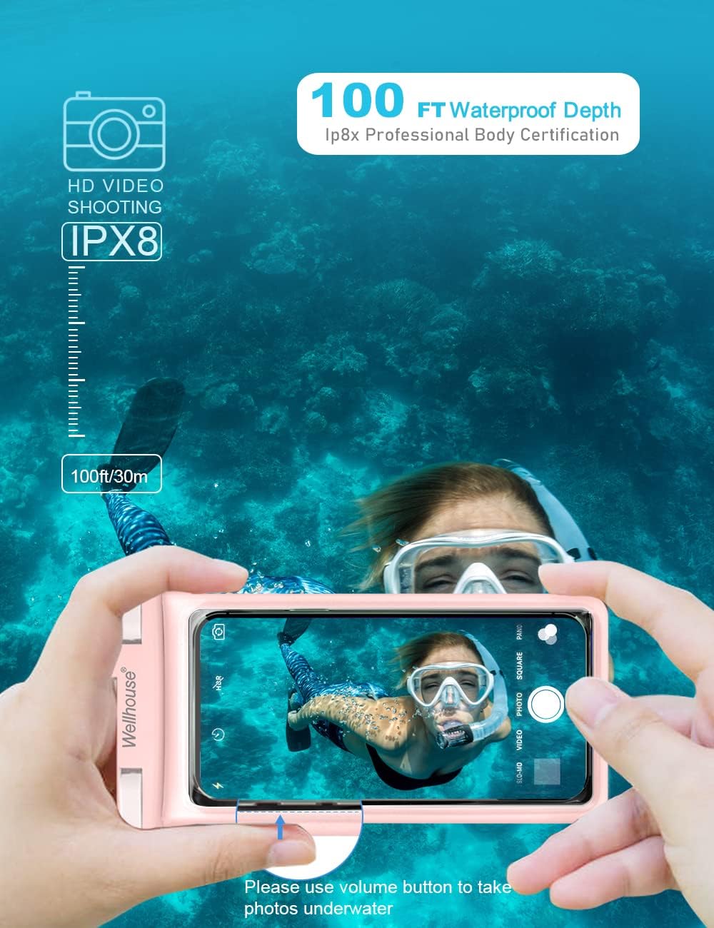 Detalle 2 de wellhouse Waterproof Phone Pouch 7.0-inch