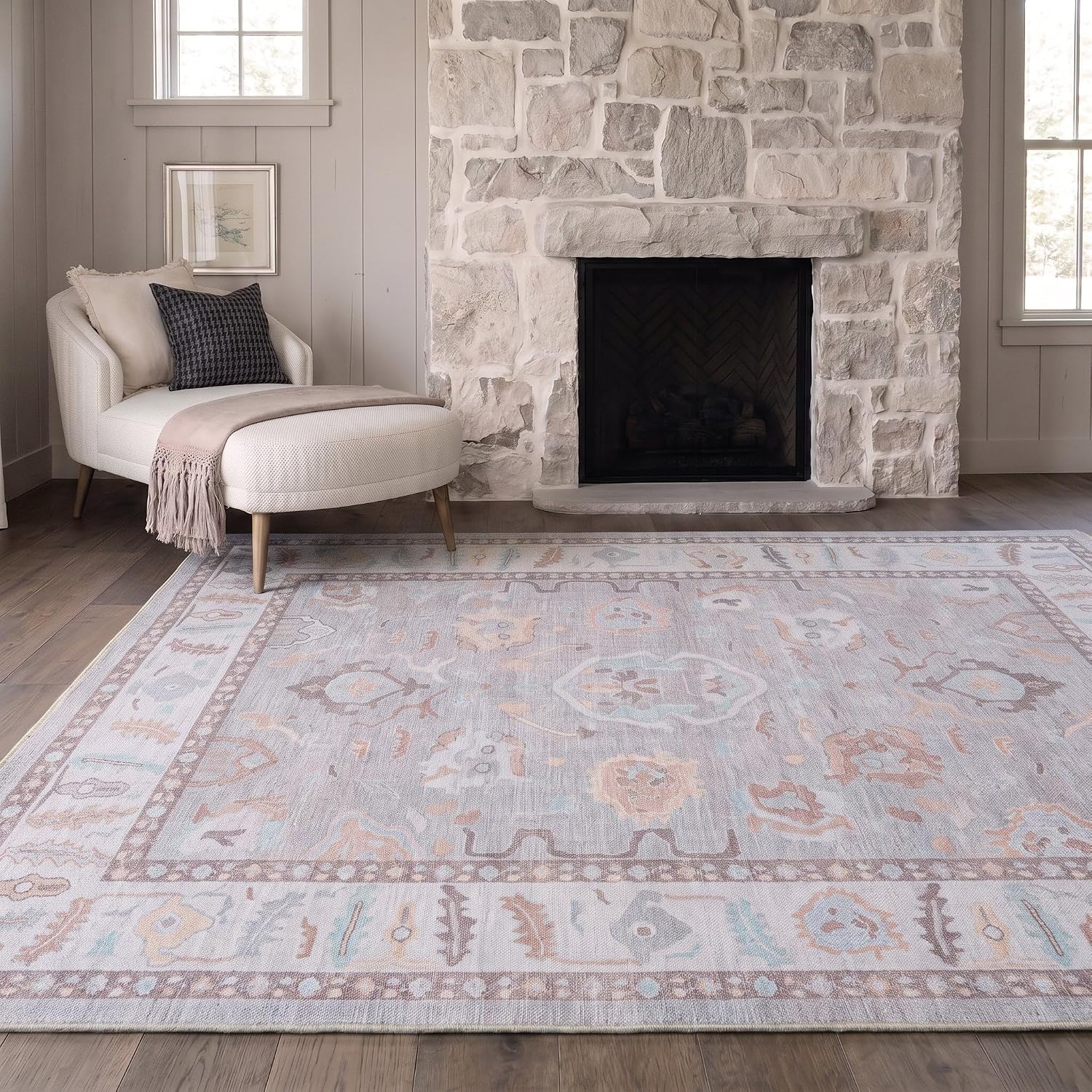 Detalle 2 de Fame Rugs Modern Oushak Rug 5x7