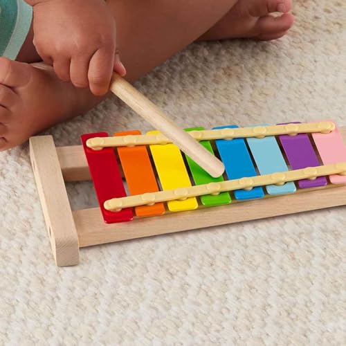 Detalle 2 de Fisher-Price HXV13 Xilófono de madera para +3 años 🎶