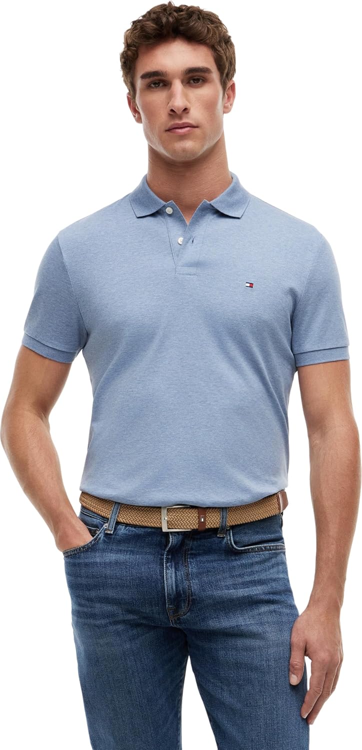 Detalle 2 de Tommy Hilfiger Herren Liquid Cotton Reg Seasonal Polo – S/S Mw0mw39994