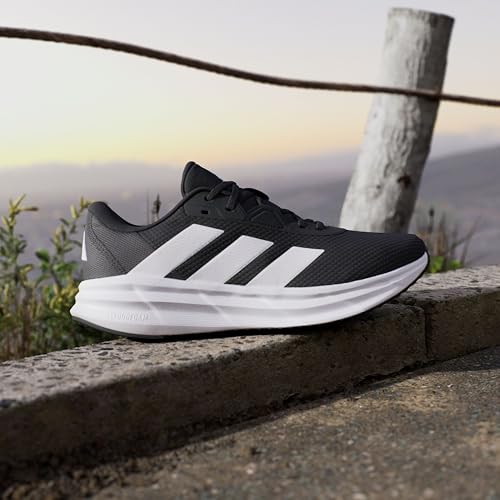 Detalle de adidas Hombre Galaxy 7 Running Shoes - Core Black/Cloud White/Carbon, 42 2/3 EU