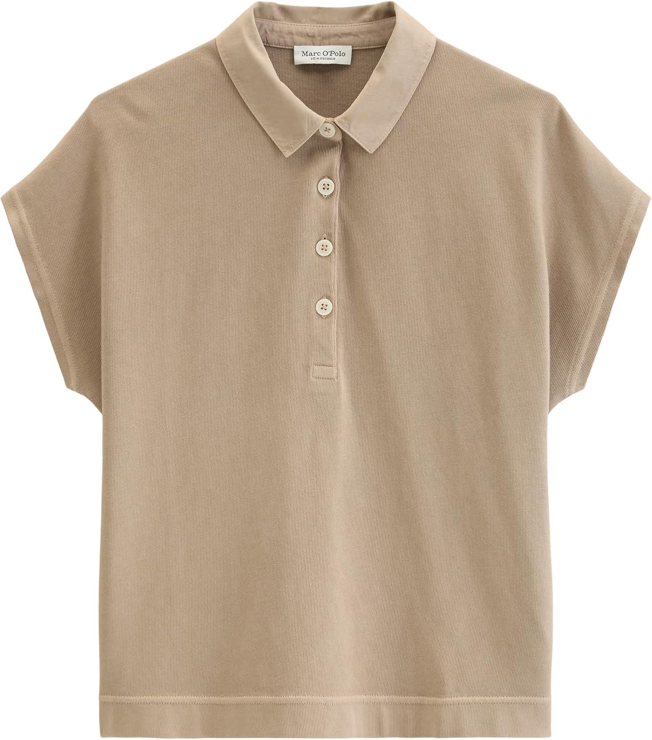 Thumbnail 6 de Marc O'Polo Ärmelloses Poloshirt Loose aus Reiner Bio-Baumwolle