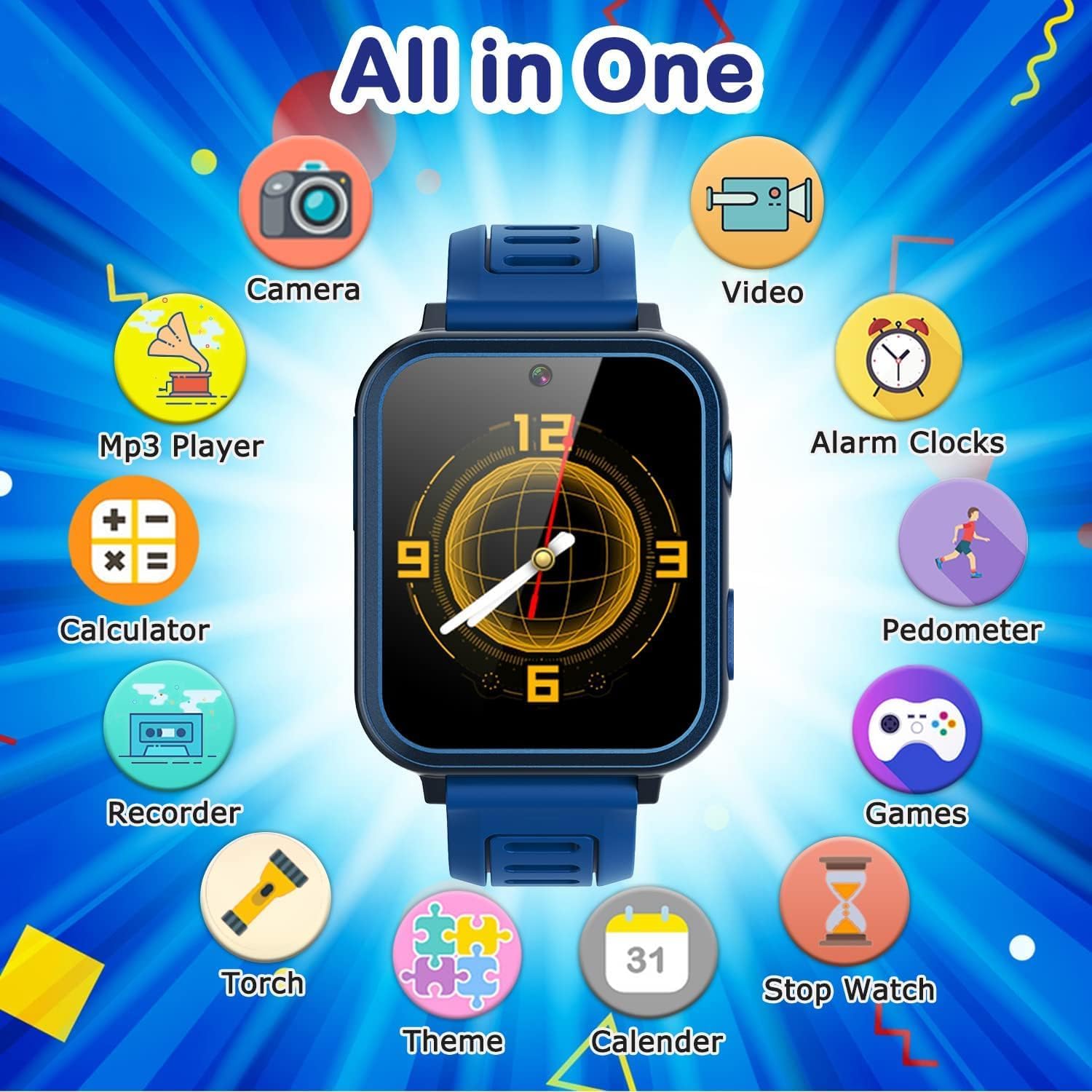 Detalle 2 de Cosjoype Kids Game Smart Watch 39 Games