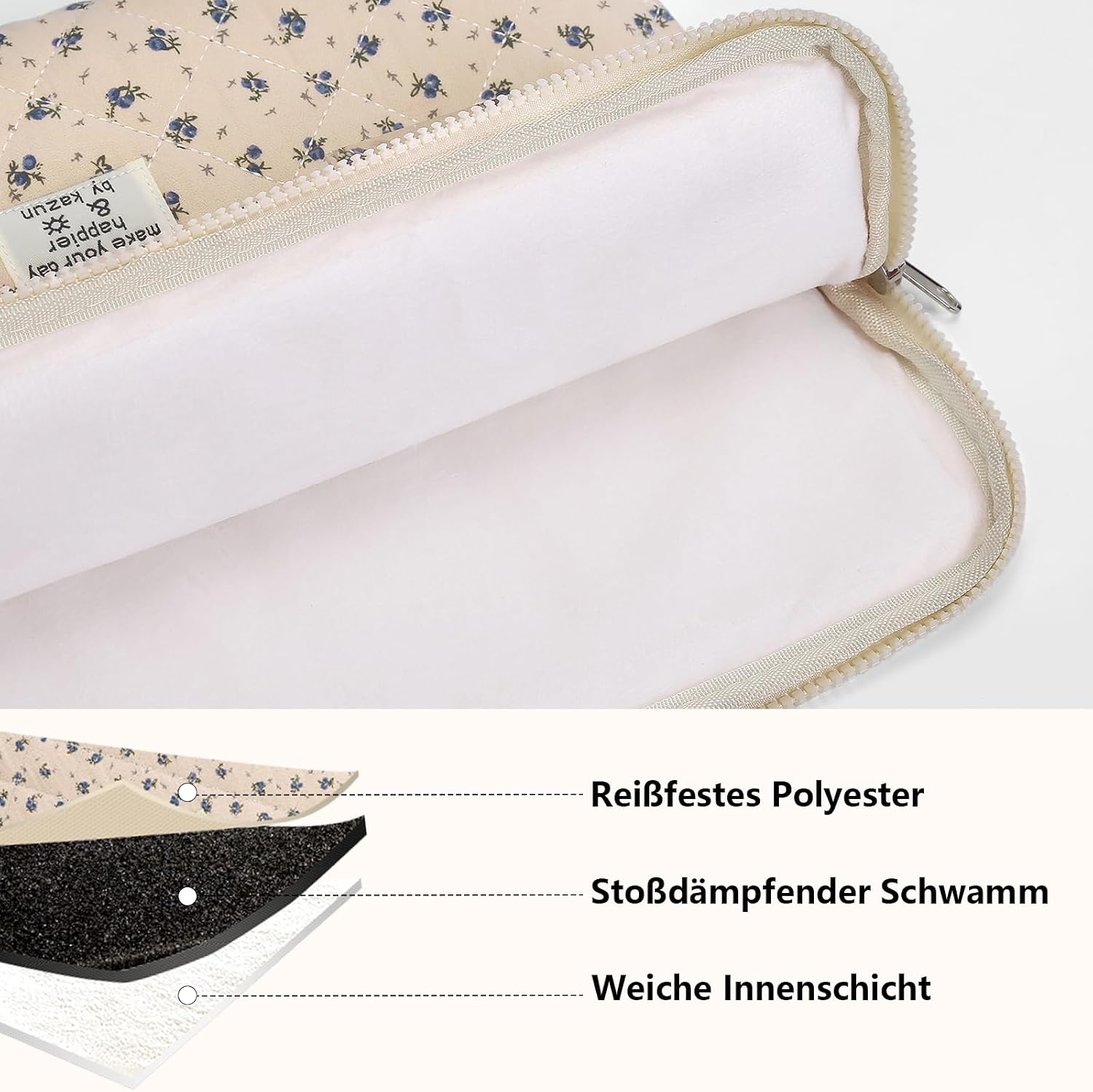 Thumbnail 2 de TIAASTAP Puffy Laptop Hülle 11–15 Zoll