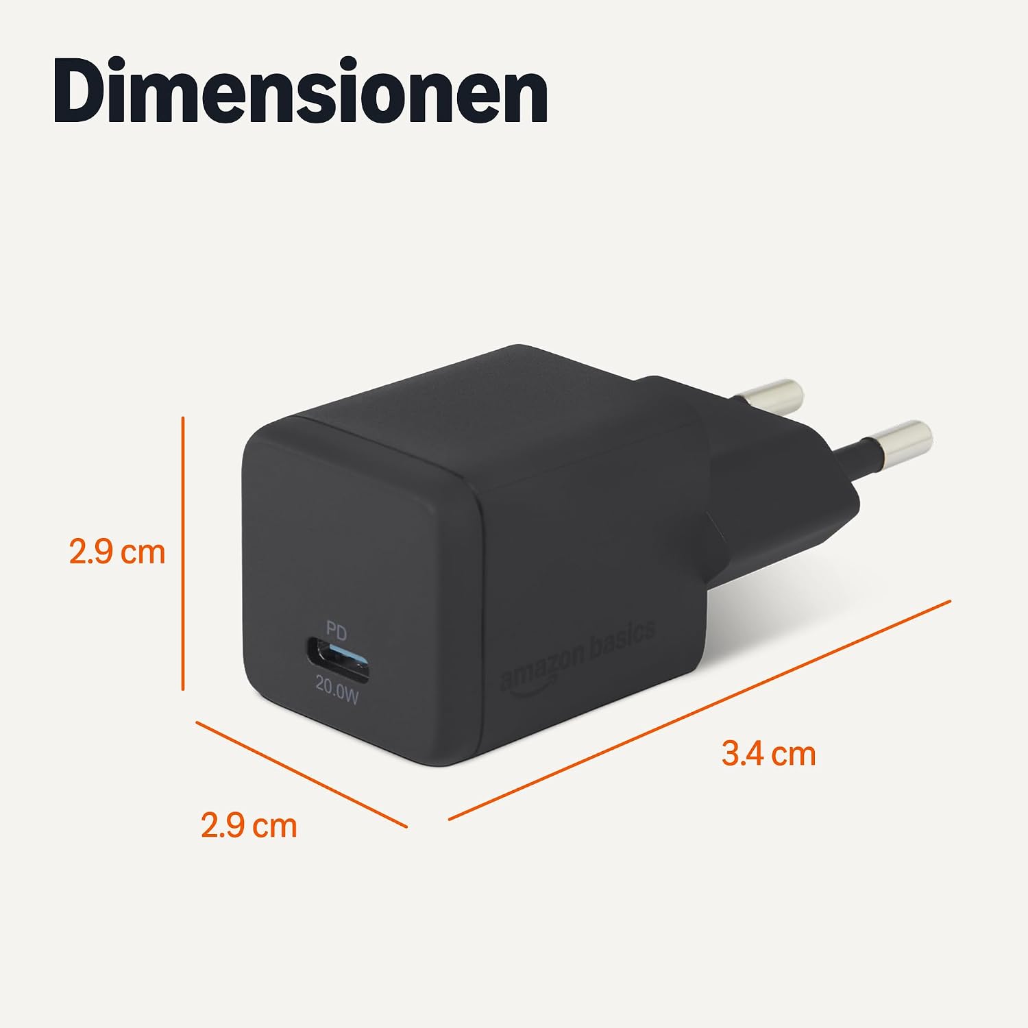 Thumbnail 4 de Amazon Basics USB-C Wandladegerät 20W
