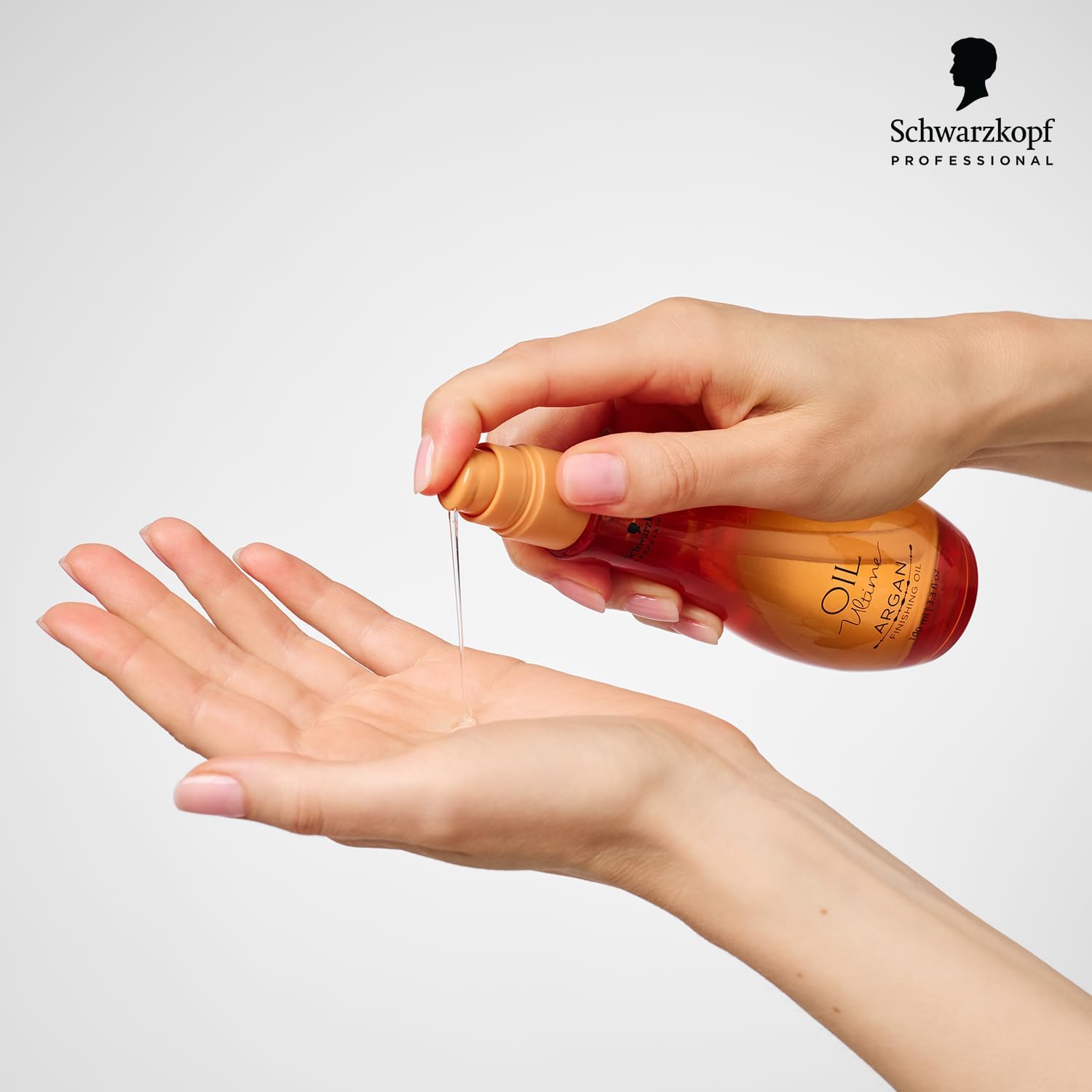 Detalle de Schwarzkopf Professional Oil Ultime Argan Finishing Oil – Olio per Capelli Normali e Spessi, 100 ml