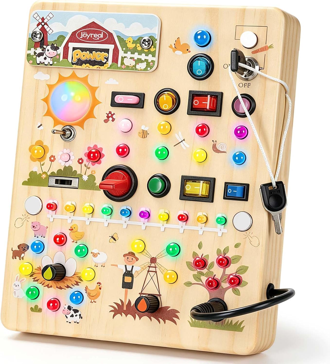 Detalle de Joyreal Busy Board with 17 Switches