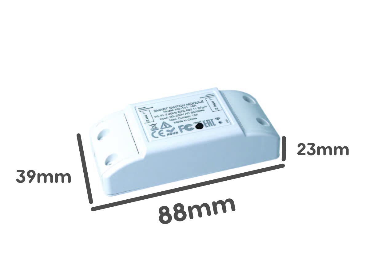 Thumbnail 6 de LEDLUX SH101: 2 Pezzi Interruttore Intelligente WiFi 220V 16A 3500W – compatibile con Alexa e Google Home