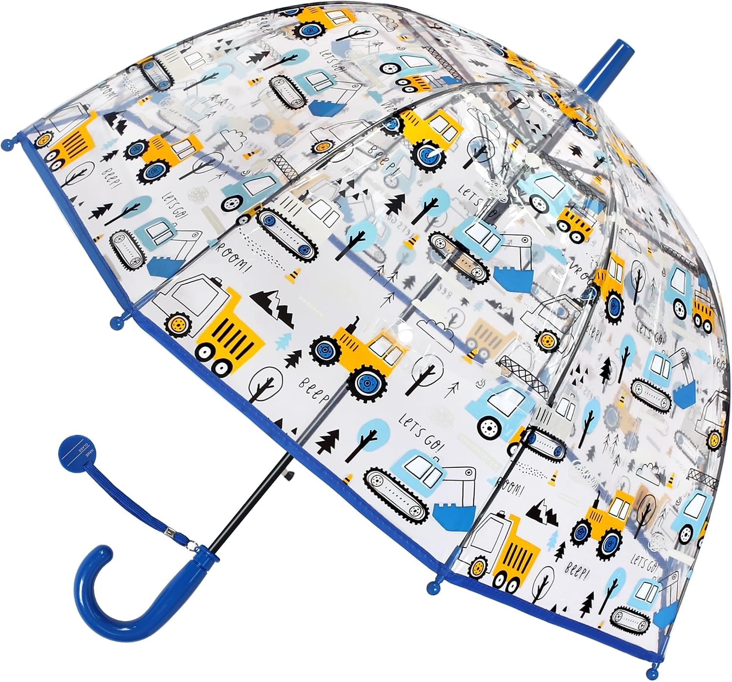 Thumbnail 6 de Generic Kids Bubble Umbrella with Transparent Dome Canopy (Windproof, Auto-Open, Child-Safe Closure)