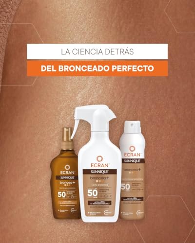 Thumbnail 9 de Ecran Leche Protectora Solar Broncea+ SPF 50 en Spray (270 ml) – Protección alta con Bronceado natural y tecnología PureBronze