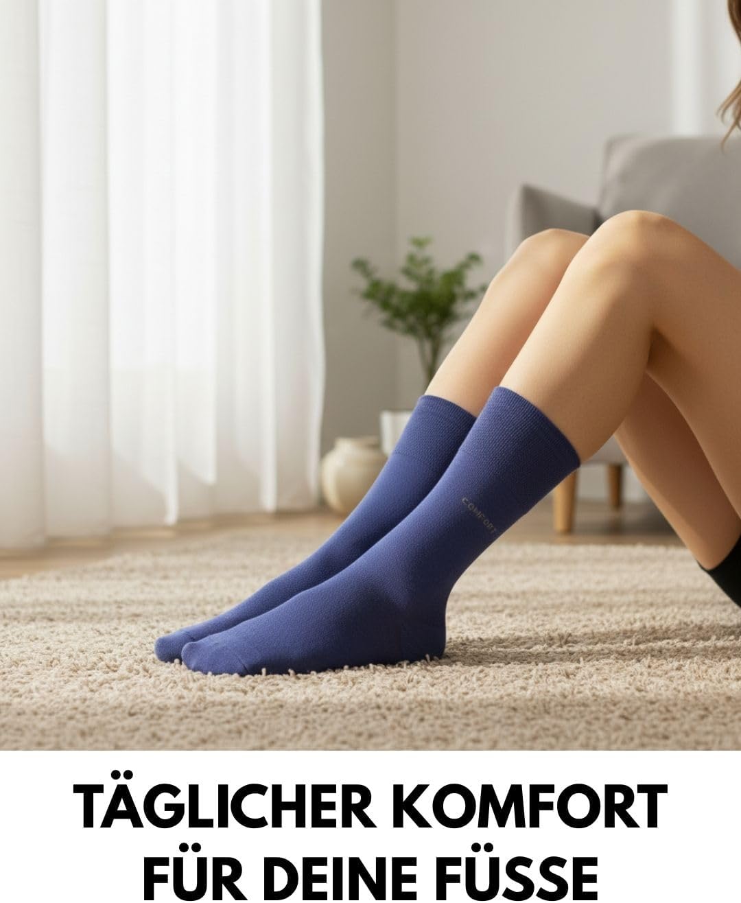 Thumbnail 6 de sockenkauf24 10 Paar Comfort Socken ohne Gummibund & ohne Naht für Damen und Herren