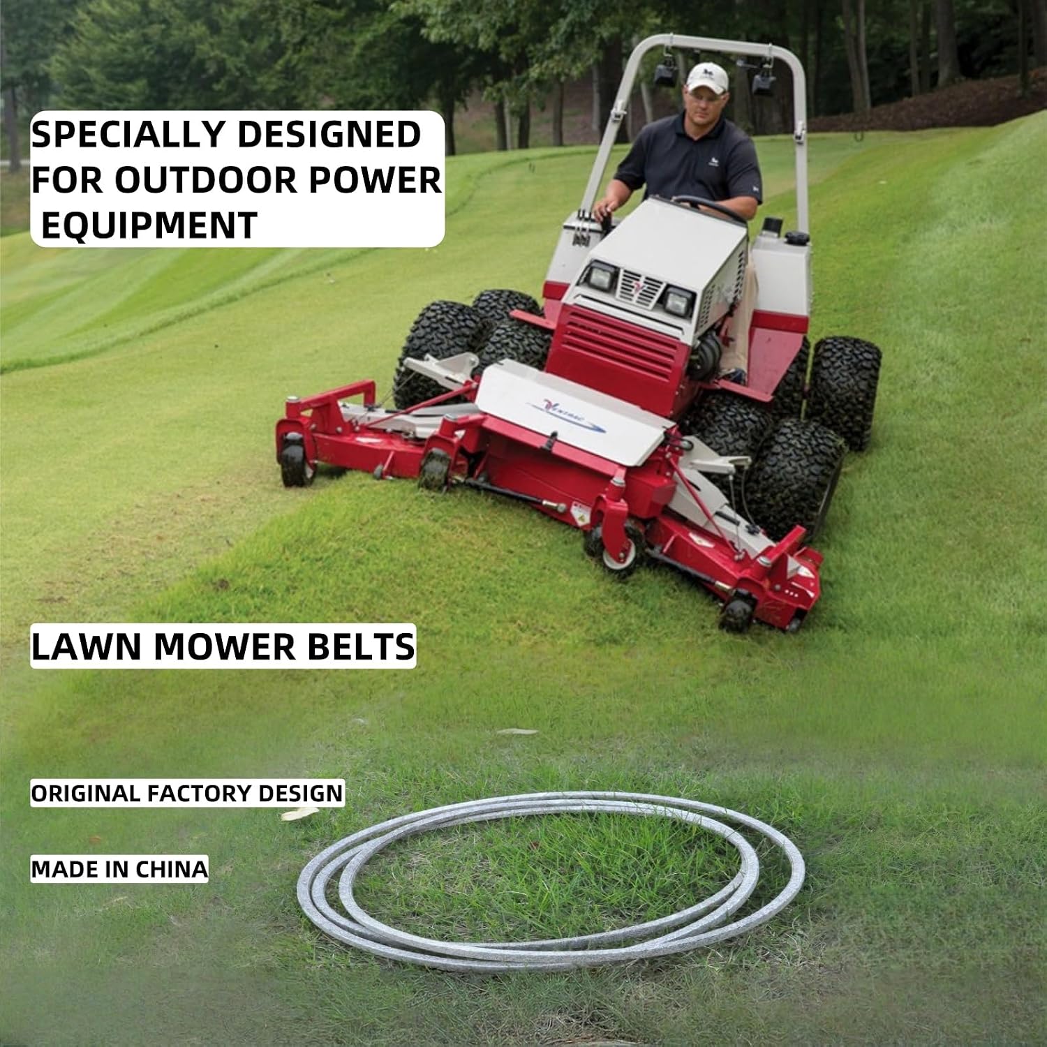 Detalle 2 de SWHSMLB Mower Deck Belt, 105.5-inch